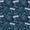 Sykel Enterprises-Howard University Cotton Fabric-Howard Bison Tone On Tone Cotton Quilting Fabric
